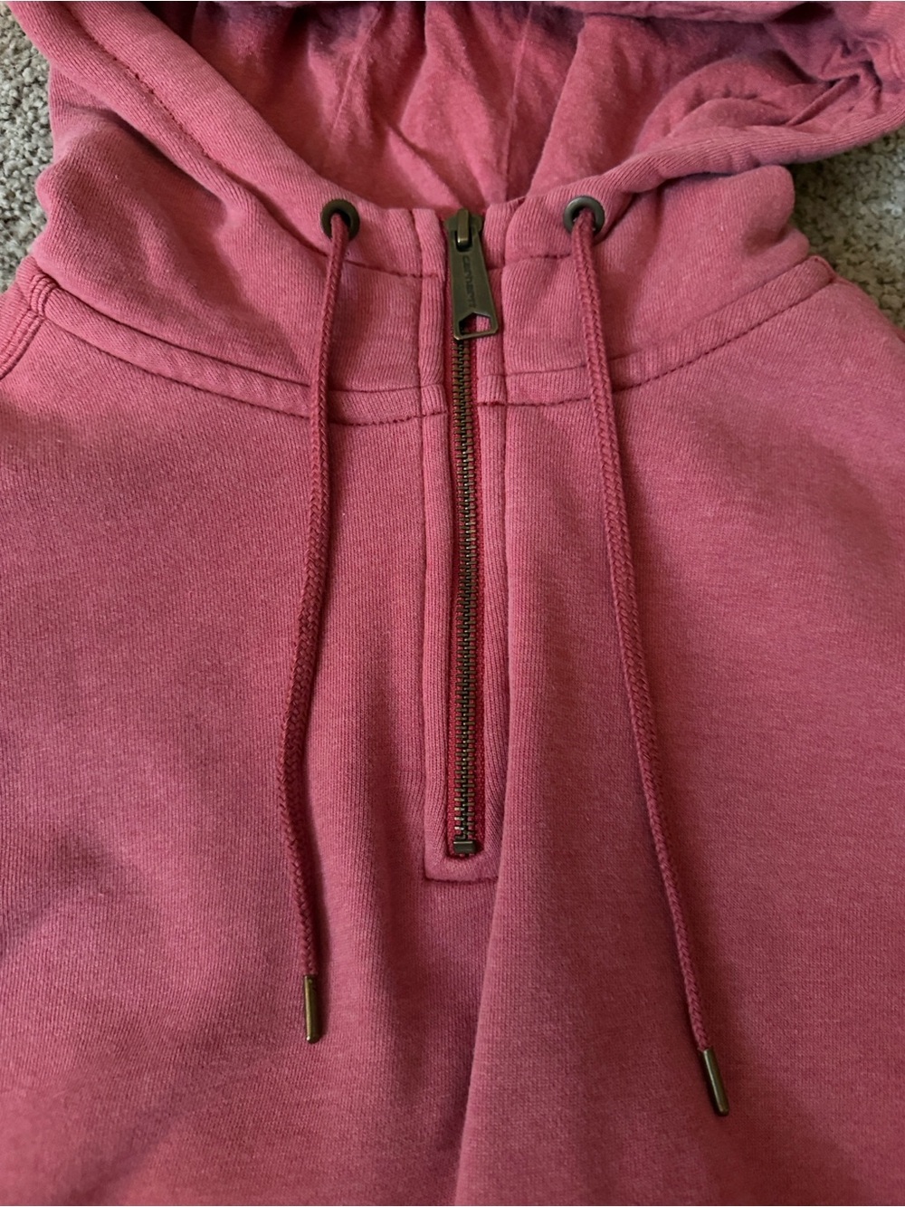 Carhartt Women's Dusty Rose Hoodie Jacket - Picture 5 of 5